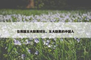 在我国五大联赛球队，五大联赛的中国人