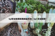 kpl职业联赛联赛颜值更高？ kpl 职业联赛？
