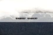 石头画球员？ 石头画足球？