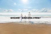 徐州足球班？ 徐州市足球队小学排名？