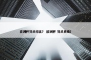 欧洲杯芬兰排名？ 欧洲杯 芬兰战绩？