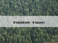 罗马足球积分榜？ 罗马队积分？