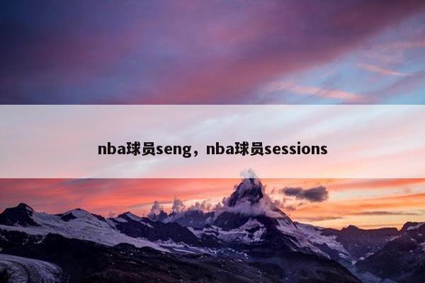nba球员seng，nba球员sessions