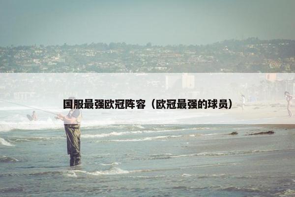 国服最强欧冠阵容（欧冠最强的球员）