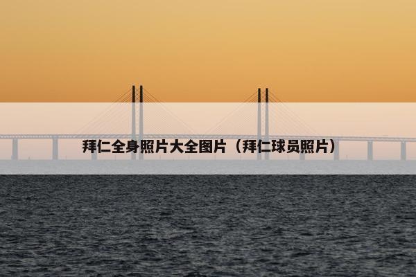 拜仁全身照片大全图片（拜仁球员照片）