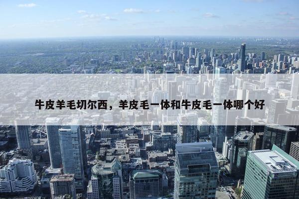 牛皮羊毛切尔西，羊皮毛一体和牛皮毛一体哪个好