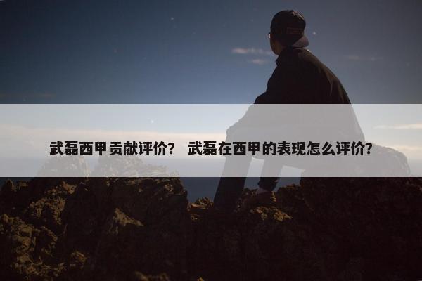 武磊西甲贡献评价？ 武磊在西甲的表现怎么评价？