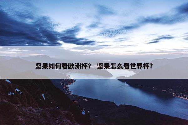 坚果如何看欧洲杯？ 坚果怎么看世界杯？