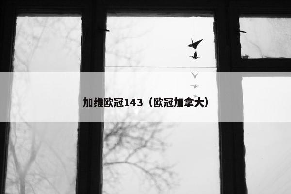加维欧冠143（欧冠加拿大）