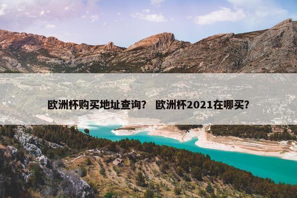 欧洲杯购买地址查询？ 欧洲杯2021在哪买？
