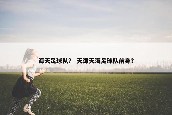 海天足球队？ 天津天海足球队前身？