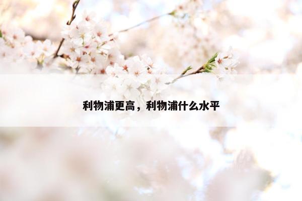 利物浦更高，利物浦什么水平