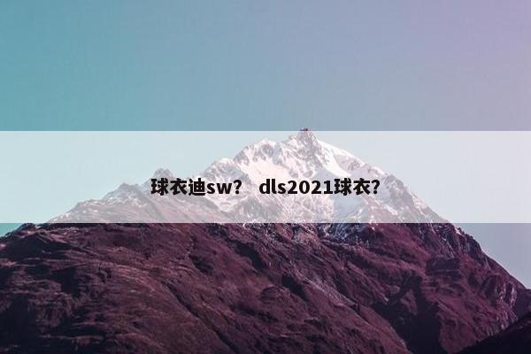 球衣迪sw？ dls2021球衣？
