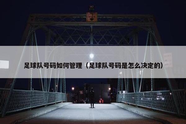 足球队号码如何管理（足球队号码是怎么决定的）