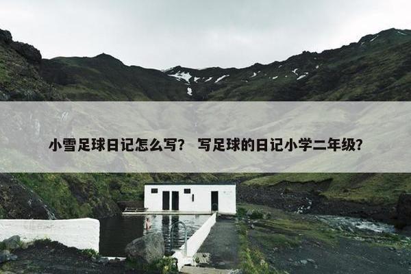 小雪足球日记怎么写？ 写足球的日记小学二年级？