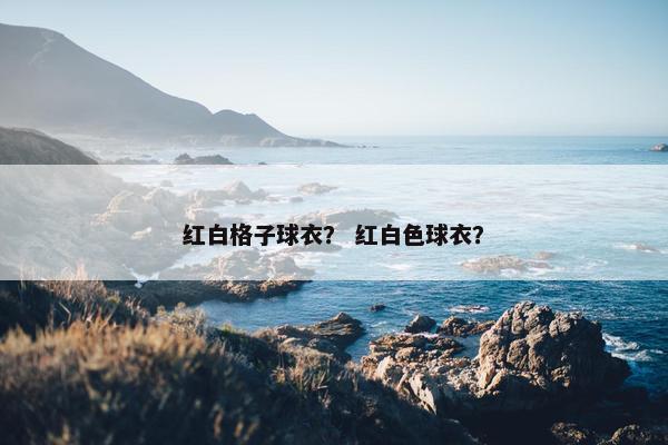 红白格子球衣？ 红白色球衣？
