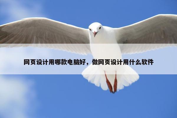 网页设计用哪款电脑好，做网页设计用什么软件