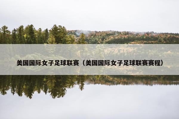 美国国际女子足球联赛（美国国际女子足球联赛赛程）