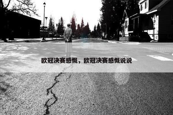 欧冠决赛感慨，欧冠决赛感慨说说
