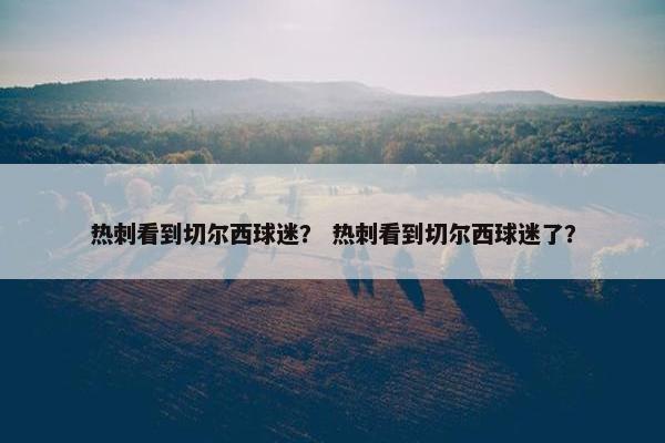 热刺看到切尔西球迷？ 热刺看到切尔西球迷了？