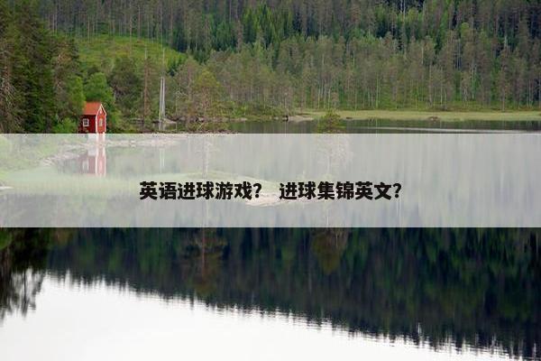 英语进球游戏？ 进球集锦英文？
