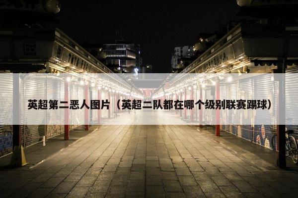英超第二恶人图片（英超二队都在哪个级别联赛踢球）