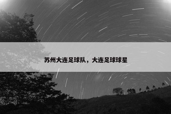 苏州大连足球队，大连足球球星