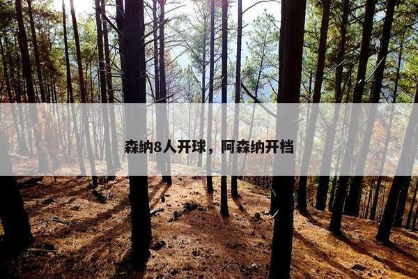 森纳8人开球，阿森纳开档