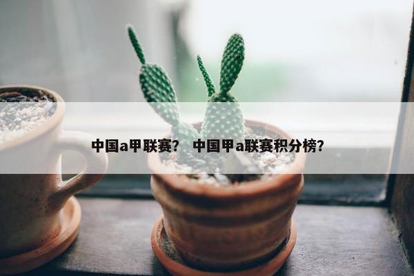 中国a甲联赛？ 中国甲a联赛积分榜？