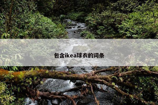 包含ikea球衣的词条