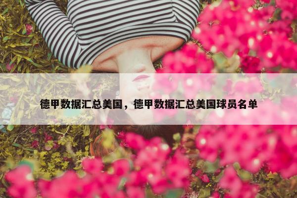 德甲数据汇总美国，德甲数据汇总美国球员名单