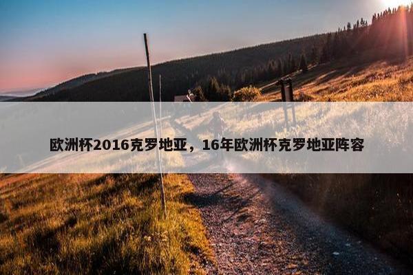 欧洲杯2016克罗地亚，16年欧洲杯克罗地亚阵容