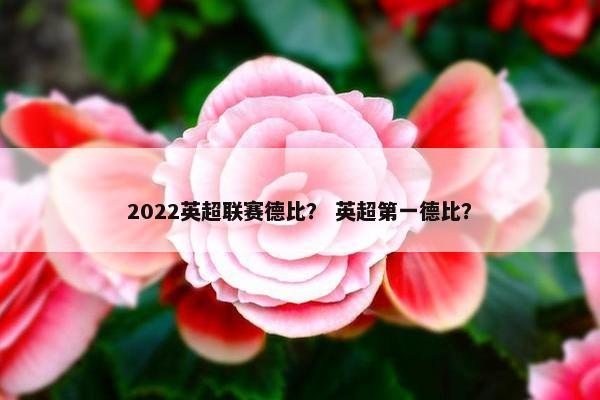 2022英超联赛德比？ 英超第一德比？