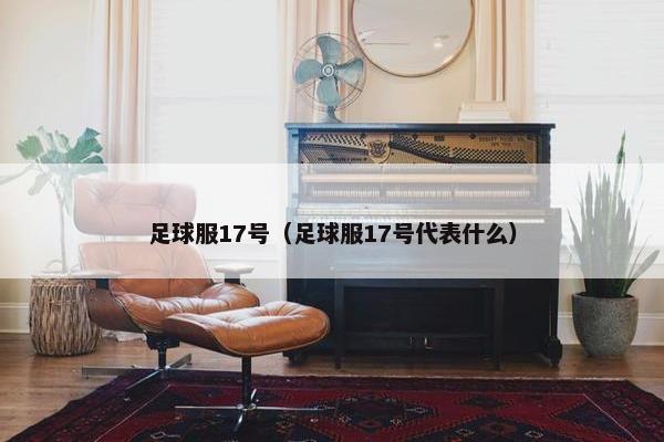足球服17号（足球服17号代表什么）