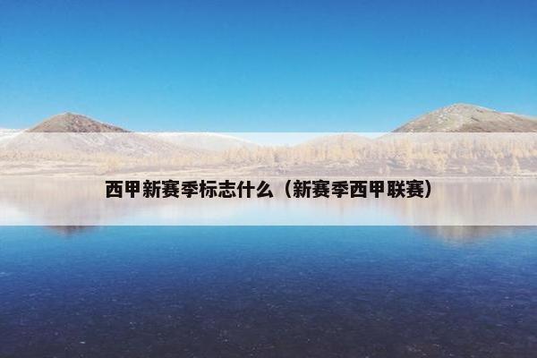 西甲新赛季标志什么（新赛季西甲联赛）