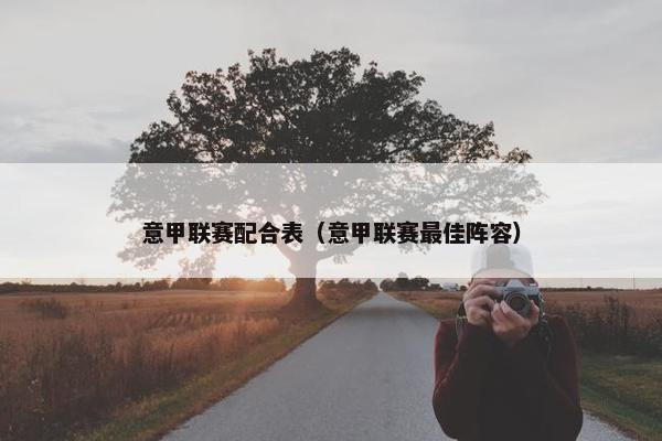 意甲联赛配合表（意甲联赛最佳阵容）