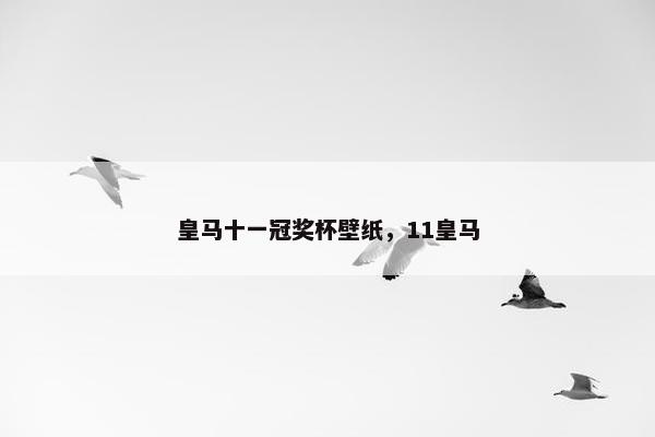 皇马十一冠奖杯壁纸，11皇马
