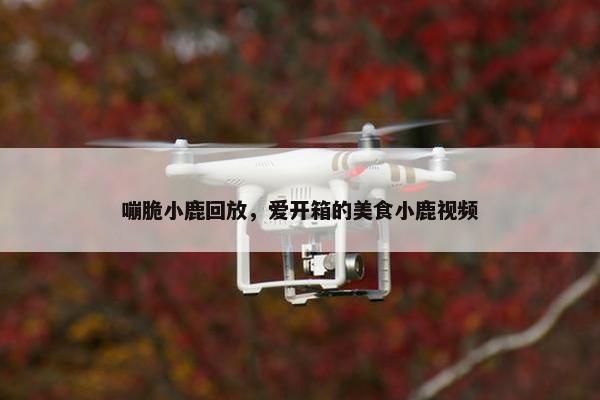 嘣脆小鹿回放，爱开箱的美食小鹿视频