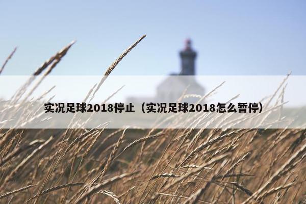 实况足球2018停止（实况足球2018怎么暂停）
