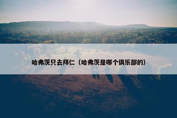 哈弗茨只去拜仁（哈弗茨是哪个俱乐部的）