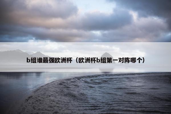 b组谁最强欧洲杯（欧洲杯b组第一对阵哪个）