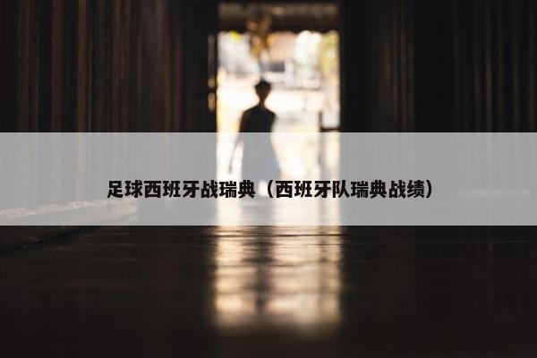 足球西班牙战瑞典（西班牙队瑞典战绩）