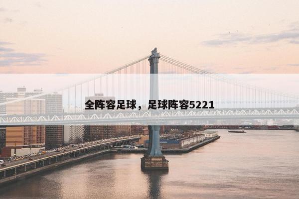 全阵容足球，足球阵容5221