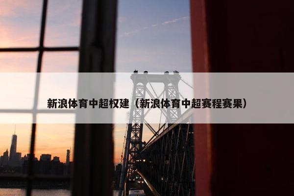 新浪体育中超权建（新浪体育中超赛程赛果）