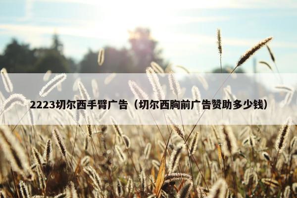 2223切尔西手臂广告（切尔西胸前广告赞助多少钱）