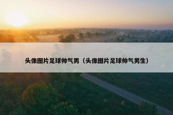 头像图片足球帅气男（头像图片足球帅气男生）