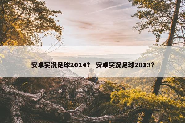 安卓实况足球2014？ 安卓实况足球2013？