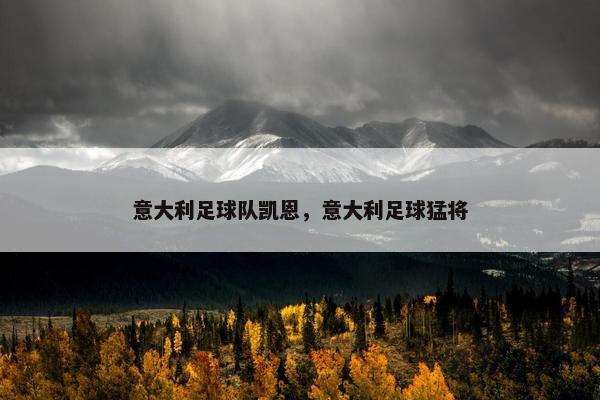 意大利足球队凯恩，意大利足球猛将