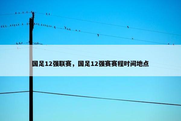 国足12强联赛，国足12强赛赛程时间地点
