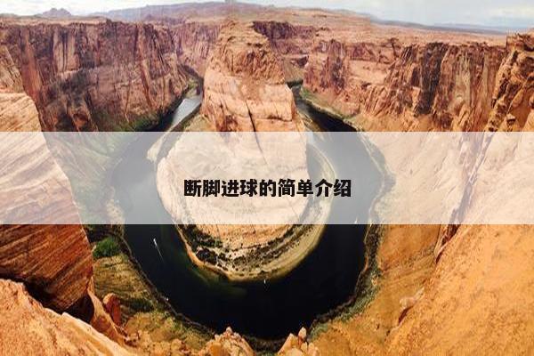 断脚进球的简单介绍